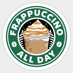 Frappuccino All Day Sticker